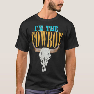 Country Couple Matching Outfits Cowgirls Ik ben T-shirt