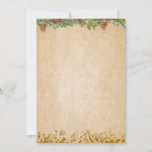 Country Cowboy Christmas Holiday Hoedown Party Kaart (Achterkant)