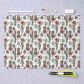 Country Cowboy Howdy Kerstmis Tissuepapier (Craft)