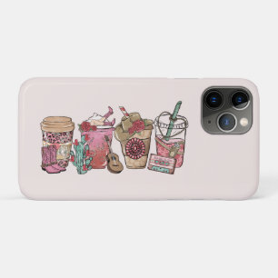 Country Cowboy Koffie Cups   met een western thema Case-Mate iPhone Case