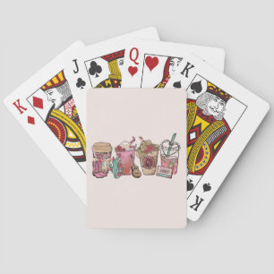 Country Cowboy Koffie Cups   met een western thema Pokerkaarten