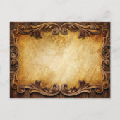 Country Cowboy Western Wedding save the date Aankondigingskaart (Achterkant)