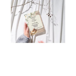 Country Cowboy Westerne bruiloft uitnodiging