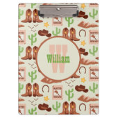 Country Cowboylaarzen Stick Horse Desert Western Klembord (Voorkant)