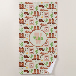 Country Cowboylaarzen Stick Horse Desert Western Strandlaken