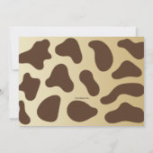 Country Cowboys verjaardagsfeestje uitnodiging (Achterkant)