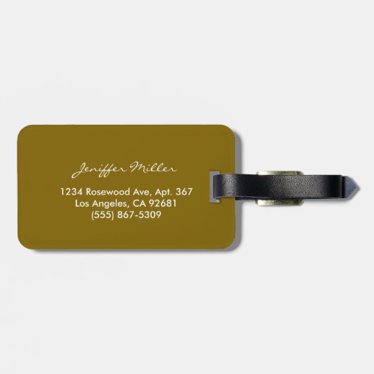 Country Cowgirl Boots Flower Hat Texas Bagagelabel (Achterkant horizontaal)