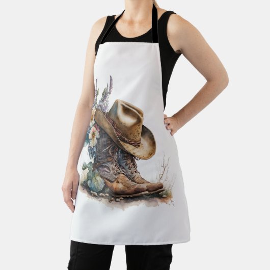 Country Cowgirl Boots Flower Hat Texas Schort (Insitu)