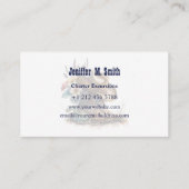 Country Cowgirl Boots Flower Hat Texas Visitekaartje (Achterkant)