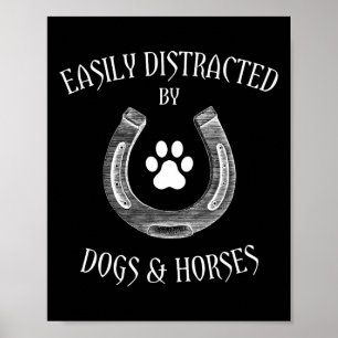 Country Cowgirl en paardenliefhebbende kleding - G Poster