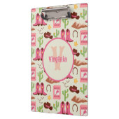 Country Cowgirl laarzen Schattig Stick Horse Weste Klembord (Links)