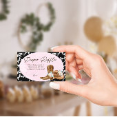 Country Cowgirl Luier Raffle Kaarten