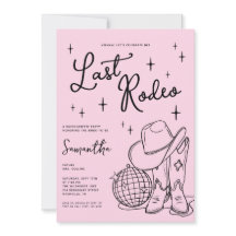 Country Cowgirl Roze Laatste Rodeo Bachelorette Fe