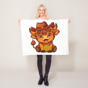 COUNTRY CUTIE FLEECE DEKEN