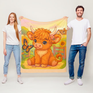 COUNTRY CUTIE FLEECE DEKEN