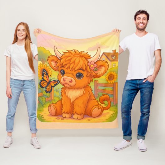 COUNTRY CUTIE FLEECE DEKEN (In situ)