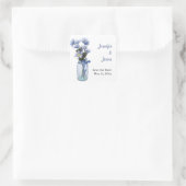 Country Daisies Mason Jar - Save the Date Stickers (Tas)