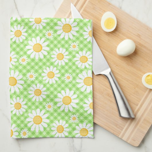 Country Daisy Theedoek (Quarter Fold)