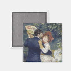 Country Dance van Pierre Renoir, Vintage Fine Art Magneet