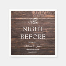 Country De avond voor repetitie diner rustiek