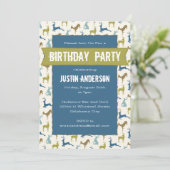 Country Deer Verjaardagsfeestje Kaart (Staand voorkant)