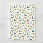 Country Deer Verjaardagsfeestje Kaart (Achterkant)