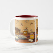 Country Desserts Mug Tweekleurige Koffiemok (Voorkant links)