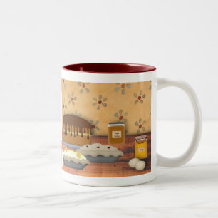 Country Desserts Mug Tweekleurige Koffiemok