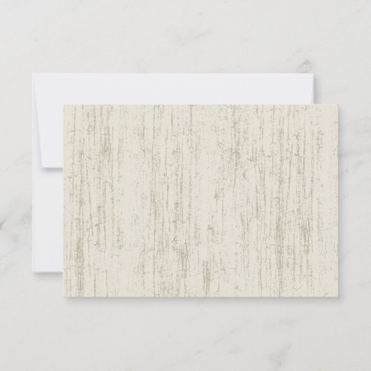 Country Dogwood Wedding RSVP Kaartje (Achterkant)