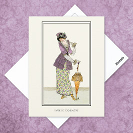 Country Dress Franse tijdschrift voor dames Briefkaart