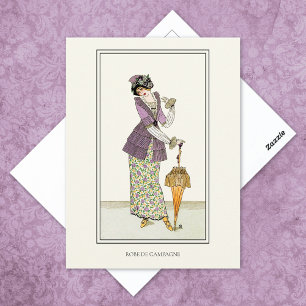 Country Dress Franse tijdschrift voor dames Briefkaart