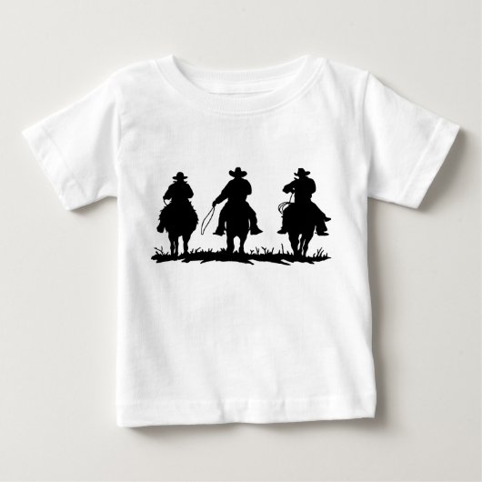 Country en Cowboys Baby T-shirt (Voorkant)