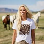 Country en Western Hart T-shirt