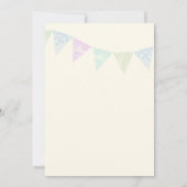 Country Fair Cotton Snoep Baby shower Kaart (Achterkant)