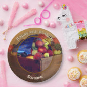 Country Fair Fruit Gepersonaliseerde Verjaardagsfe Papieren Bordje (Feest)