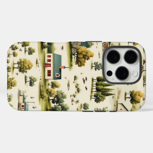 Country Farm Case-Mate iPhone Case (Achterkant (horizontaal))