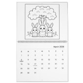Country Farm Coloring Calendar Kalender (Mar 2026)