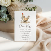 Country Farm Kippe Bruidsborrel Brunch Kaart