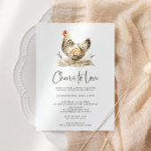 Country Farm Kippe Bruidsborrel Brunch Kaart