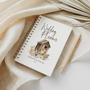 Country Farm Kippe Huwelijksplanner Notitieboek