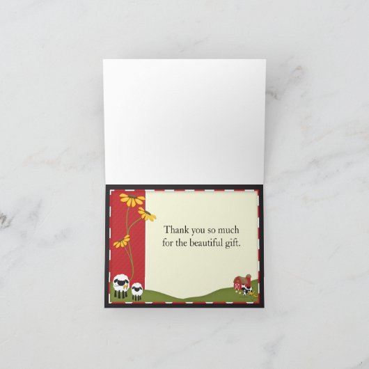 Country Farmer bedankkaart (Binnen)