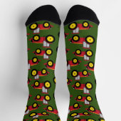 Country Farmer Tractors Pattern Farming Sokken (Top)