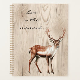 Country Faux Wood Deer Planner