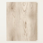 Country Faux Wood Deer Planner (Achterkant)