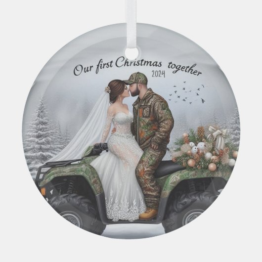 Country First Christmas Together ornament (Voorkant)