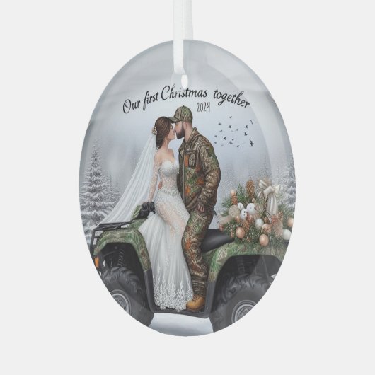 Country First Christmas Together ornament (Voorkant links)
