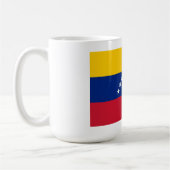 Country flag of Venezuela custom coffee mug Koffiemok (Links)