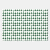 Country Floral Plaid Boerderij Kerst Inpakpapier Vel (Voorkant 3)