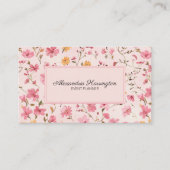 Country Floral Visitekaartje (Voorkant)