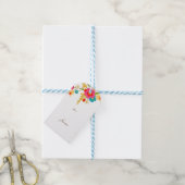 Country Flowers Bedankt cadeau Labels Cadeaulabel (Met Touw)